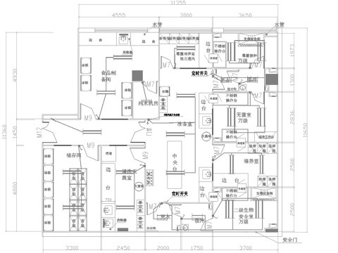 实验室 最新平面施工图合集cad施工图