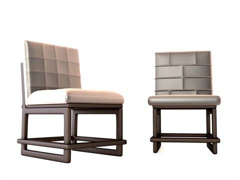  后现代休闲椅3d模型 