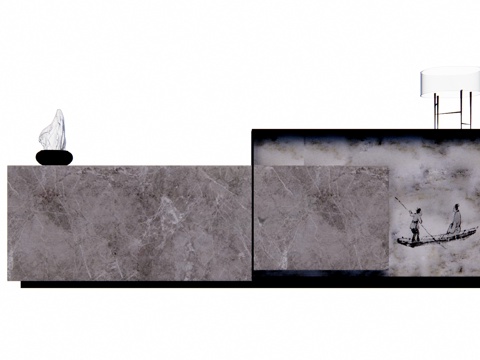 办公 电脑 办公空间 酒店前台 前台 展厅 大厅su模型