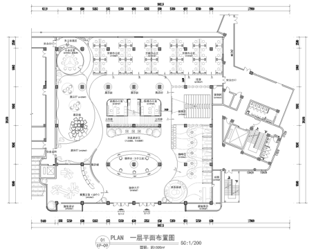 科技网络公司办公室  最新平面施工图合集cad施工图