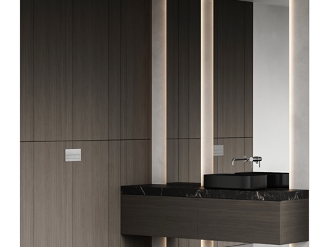  浴室家具1493d模型 