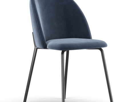  Cloyd 软包边椅3d模型 