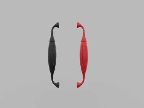  现代风格柜子拉手3d模型 