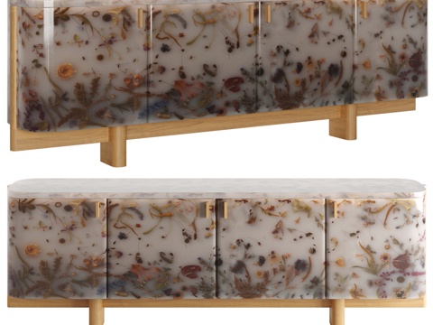  Marcin Rusak工作室 Flora 276餐边柜 (3d模型 