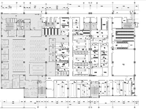实验室 最新平面施工图合集cad施工图