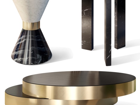  圆形咖啡桌 装饰艺术 Thor Dyrstad Vical3d模型 