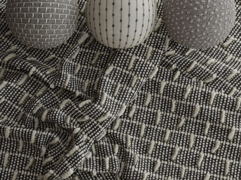  地毯面料3d模型 