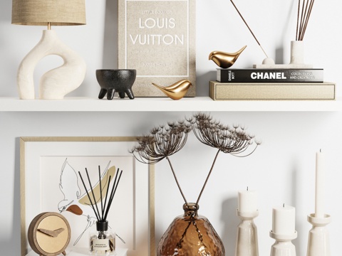  装饰套装043d模型 