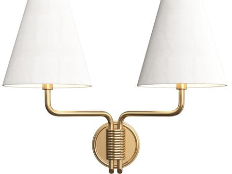  艾丝梅双人床3d模型 