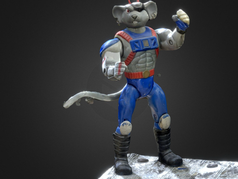  MODO飙风鼠3d模型 