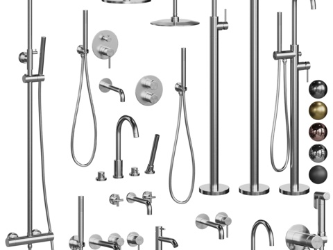  Abber Wasser Kreis水龙头套装3d模型 