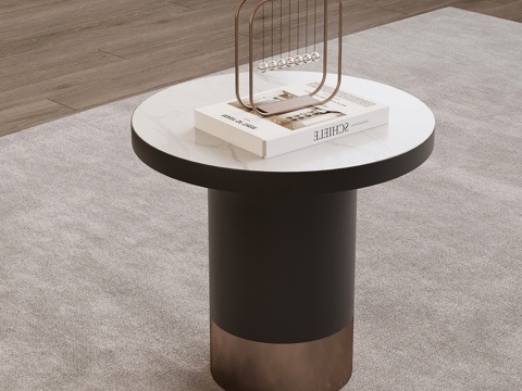  现代意式边几 圆几角几3d模型 