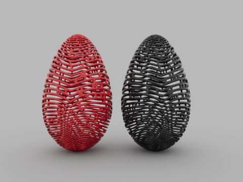  现代风格雕塑3d模型 