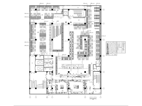 烤肉店 最新全套施工图合集cad施工图