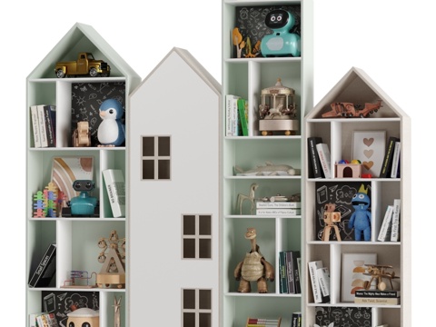  儿童房套装83d模型 