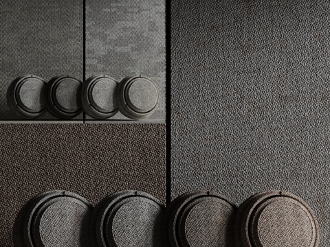  8款4K织物纹理6 - 无缝拼接3d模型 