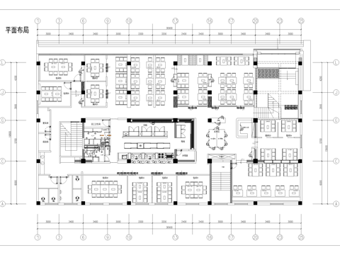 烧烤店 最新全套施工图合集cad施工图