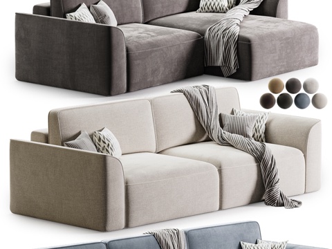  Sofa Space全尺寸Divan.ru沙发3d模型 