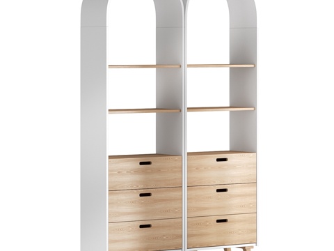  Devi Home品牌Daydream 02抽屉置物架3d模型 