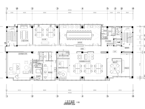 最新办公室全套施工图合集cad施工图