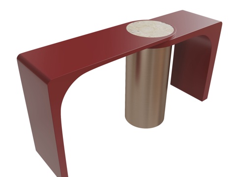  萨洛尼奥丁边几3d模型 