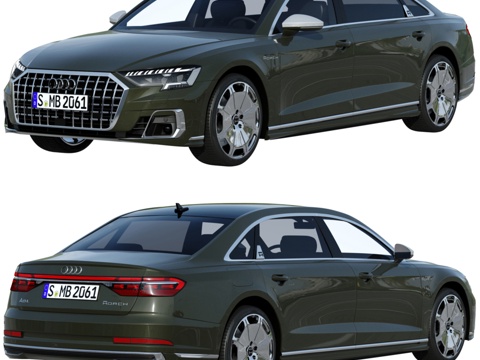  奥迪A8 Horch 20223d模型 