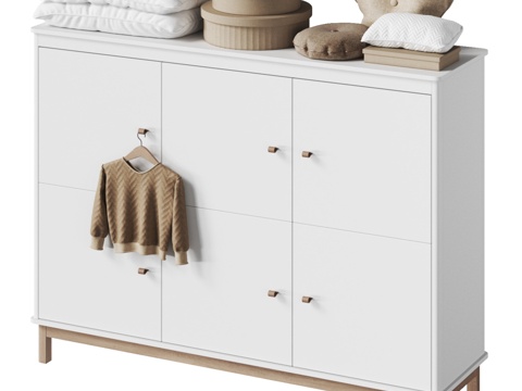  Ellipse经典系列儿童低柜3d模型 