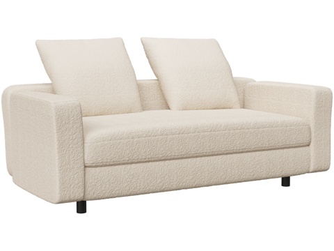  双人沙发3d模型 