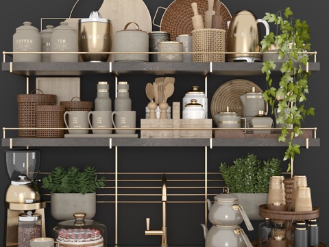  厨房套装0123d模型 