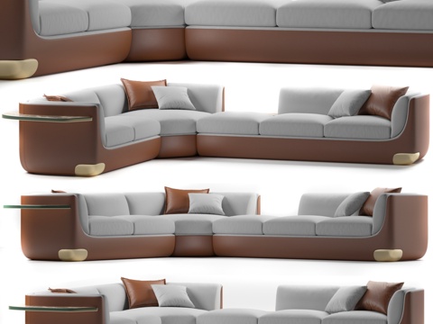  Longhi Bravery沙发3d模型 