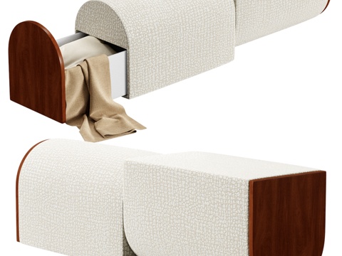  长凳TULUM宣言3d模型 