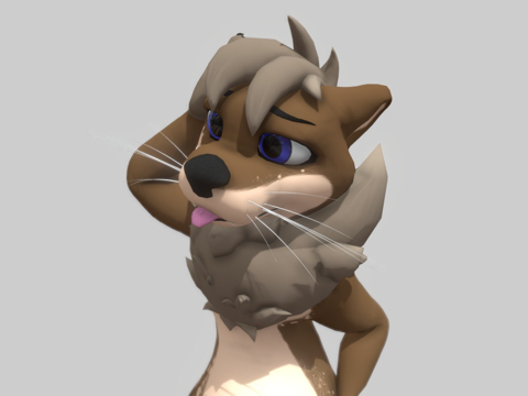  水獭卢卡斯个人3d模型 