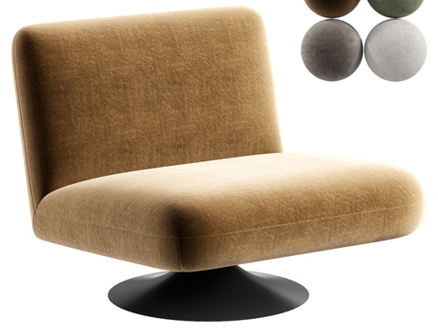  旋转装饰椅3d模型 