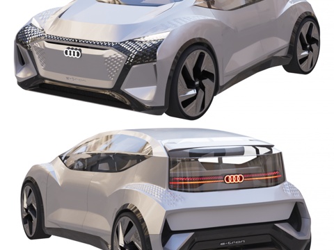  奥迪AI ME概念车3d模型 