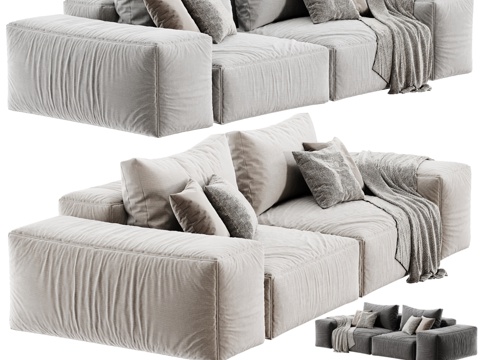  Tuodivano Bargo阁楼沙发，沙发系列3d模型 