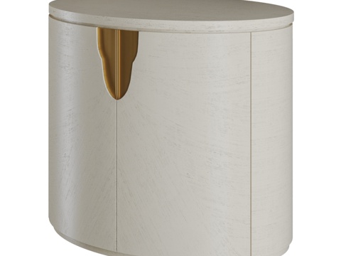  多佛床头柜3d模型 