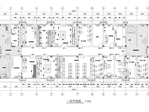 实验室 最新平面施工图合集cad施工图