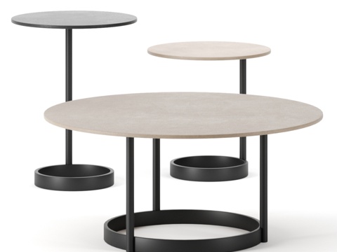  乔里SPOSA咖啡桌3d模型 