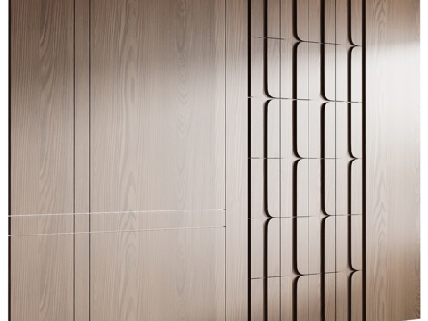  墙面装饰板3d模型 