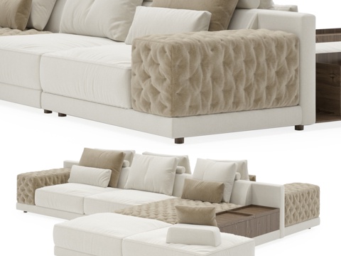  Frigerio Miller 双人沙发3d模型 