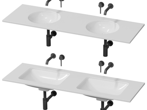  萨利尼玛雷亚洗手盆13d模型 