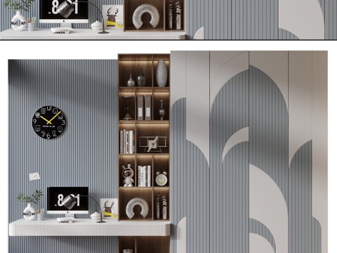  家具组合7533d模型 