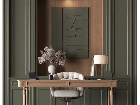  Boss办公桌 - 办公家具7393d模型 