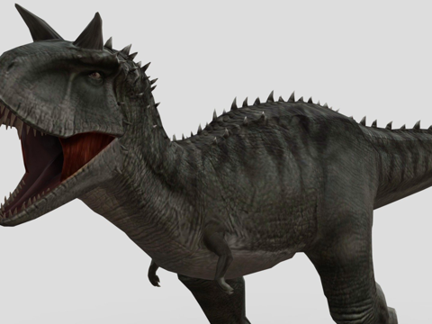  侏罗纪世界游戏基础食肉牛龙3d模型 