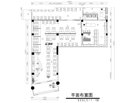烤肉店 最新全套施工图合集cad施工图