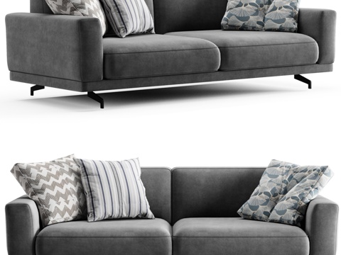  丹通家居莱明顿沙发3d模型 