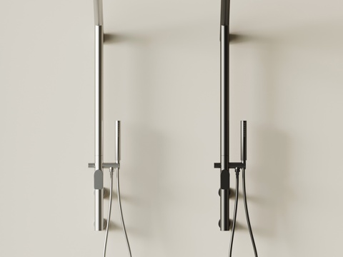  现代花洒3d模型 