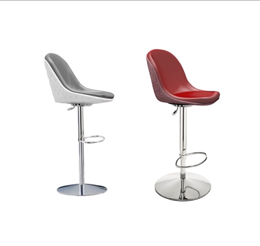  现代时尚吧椅3d模型 