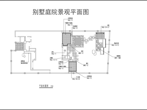 庭院园林设计图cad施工图