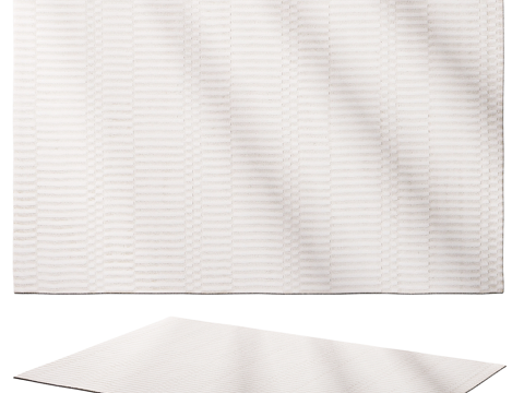  方形地毯3d模型 